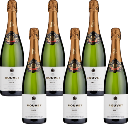 Bouvet Saumur Brut 6 Bottle Sparkling Wine Case