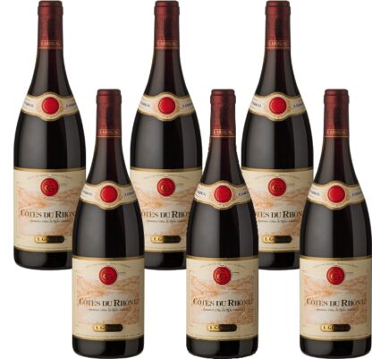 E. Guigal Cotes du Rhone 6 Bottle Wine Case