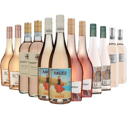 Rosé Essentials 12 Bottle Mixed Wine Case